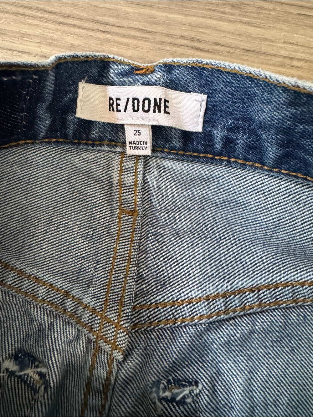 RE/DONE Super High Drain Pipe Jeans Size 25 - Picture 6 of 13